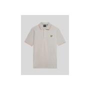 T-shirt Lyle &amp; Scott SP1524VOG TIPPED POLO-X734 PALE GREY