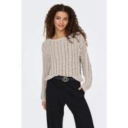 Trui Only 15339536 CAPRI LS O-NECK-PUMICE STONE