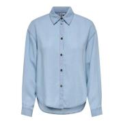 Overhemd Only 15337928 CHARIS-LIGHT BLUE