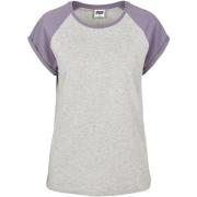 T-shirt Korte Mouw Urban Classics T-shirt femme Urban Classic contrat ...