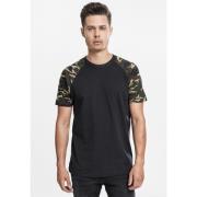 T-shirt Korte Mouw Urban Classics T-shirt Urban Classic raglan contrat