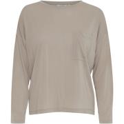 T-Shirt Lange Mouw B.young T-shirt manches longues femme Perl Loose
