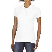 Polo Shirt Korte Mouw Gildan Polo double piqué femme Softstyle