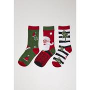 Sokken Urban Classics chaussettes stripe santa christmas (x3)