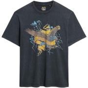 T-shirt Korte Mouw Superdry T-shirt ample graphique Biker Rock