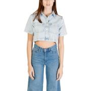 Overhemd Tommy Hilfiger CROPPED SS SHIRT CI6 DW0DW21072