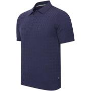 Polo Shirt Korte Mouw Cappuccino Italia Caorle Cable Knit Polo