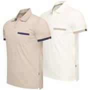 Polo Shirt Korte Mouw Cappuccino Italia Todi 2-Pack Polo