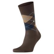 Sokken Burlington Manchester Sok Ruit Bruin 5043