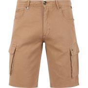 Korte Broek No Excess Cargo Short Linnen Beige