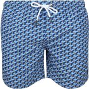 Bikini Suitable Zwembroek Print Navy