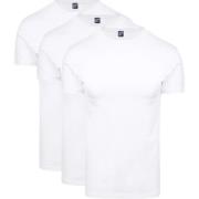 T-shirt Alan Red Oakville T-shirt Wit (3Pack)