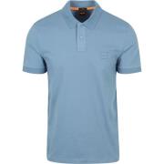 T-shirt BOSS Passenger Polo Open Blauw