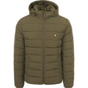 Trainingsjack Lyle And Scott Lyle Scott Lightweight Jas Olijfgroen