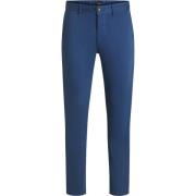 Broek BOSS Chino Slim Donkerblauw