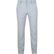 Broek Alberto Lou Chino Linnen Mix Lichtblauw
