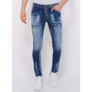 Skinny Jeans Local Fanatic Paint Splash Ripped Jeans