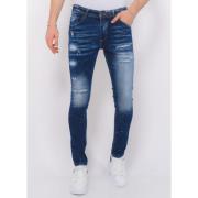 Skinny Jeans Local Fanatic Stretch Denim H Paint Splash