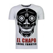 T-shirt Korte Mouw Local Fanatic El Chapo Flockprint