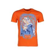 T-shirt Korte Mouw Local Fanatic Holy Mary Oranje