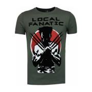 T-shirt Korte Mouw Local Fanatic Flockprint