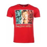 T-shirt Korte Mouw Local Fanatic Scarface Money Power Respect Print