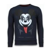 Sweater Local Fanatic Kiss My Mickey Rhinestone
