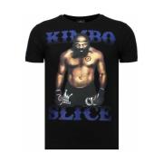 T-shirt Korte Mouw Local Fanatic Kimbo Slice Rhinestone