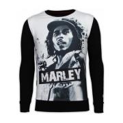 Sweater Local Fanatic Bob Marley Digital Rhinestone