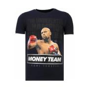 T-shirt Korte Mouw Local Fanatic Money Team Champ Rhinestone
