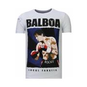 T-shirt Korte Mouw Local Fanatic Balboa Rhinestone
