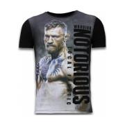 T-shirt Korte Mouw Local Fanatic Conor Notorious Fighter Digital