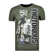 T-shirt Korte Mouw Local Fanatic King Notorious Zomer G