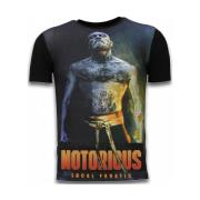T-shirt Korte Mouw Local Fanatic Conor Rhinestone