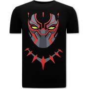 T-shirt Korte Mouw Local Fanatic Black Panther