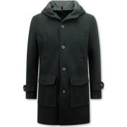 Parka Jas Enos Sportieve Mantel Capuchon