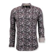 Overhemd Lange Mouw Tony Backer Luxe Blouse Digitale Print