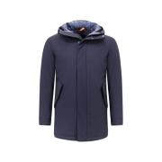 Parka Jas Enos Luxe Halflange Parka Capuchon