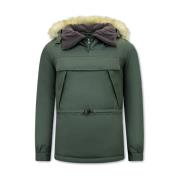 Blazer Beluomo Anorak Winterjas Bontkraag