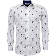 Overhemd Lange Mouw Tony Backer Luxe Satijnen Blouse Print