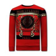 Sweater Tony Backer Print Leeuw Strass