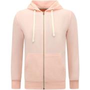 Sweater Enos Hoodie Rits Trainingsjack Sportvest