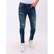 Skinny Jeans Mario Morato Spijkerbroek Gaten Stretch MMS