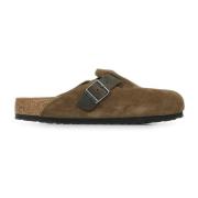 Slippers BIRKENSTOCK Boston Bs Suede Oiled Leather