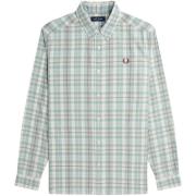 Overhemd Lange Mouw Fred Perry Fp Twill Tartan Shirt