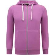 Sweater Enos Hoodie Rits Vest Capuchon Sportvest