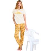 Pyjama's / nachthemden Lisca SUMMER Pyjama loungewear broek t-shirt Ch...
