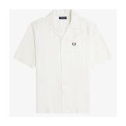 Overhemd Lange Mouw Fred Perry LINEN BLEND REVERE COLLAR S