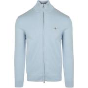 Sweater Gant Vest Lichtblauw
