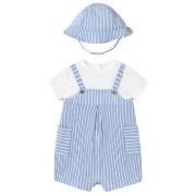 Setjes Mayoral 1602 Pelele y gorro a juego Azul